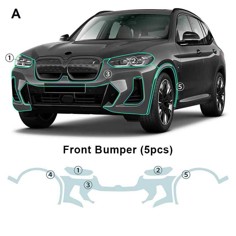 BMW iX3 M Sport TPU Paint Protection Film - Anti-Scratch & Brightening