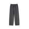 Off-white wide-leg pants for women's spring and summer new high-waisted and thin, drooping straight tube and two-wearing floor pants for children