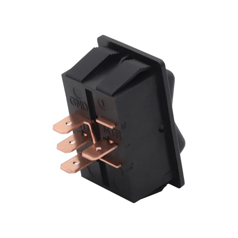 Small 12V/40A Motor Direction Switch with Self Resetting Feature Motor Reversal Switch Plastic for enhances Stability
