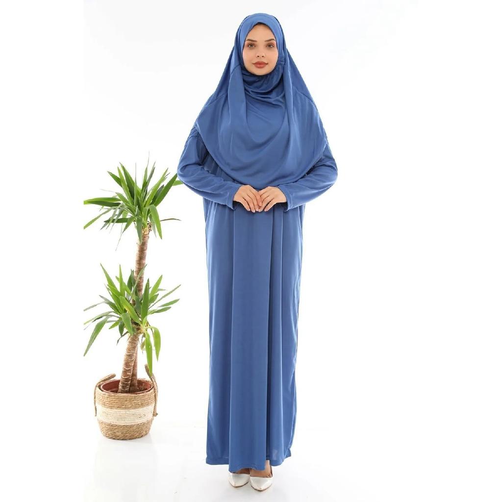 One-piece Prayer Dress, Halter-length, Black