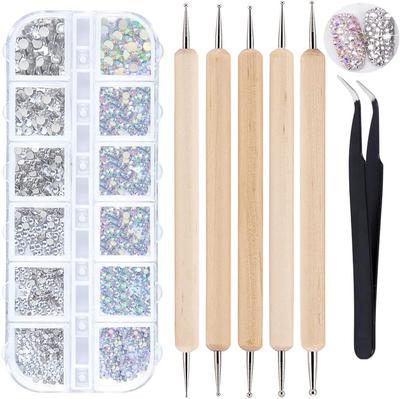 Nail Art Set Nail Rhinestones Nail Dotting Pens Nail Tweezers Nail Art Decoration Manicure Tool