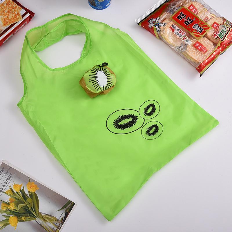 

Прекрасная фруктовая складная хозяйственная сумка большой вместимости, складная сумка-тоут для супермаркета, чехол для хранения, многоразовые экологичные сумки