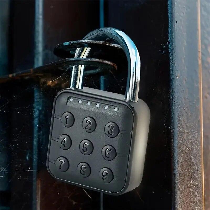 Serratura Tuya Smart con Impronta Digitale Biometrica Serratura Elettronica per Porta Tuya Sblocco Rapido Senza Chiave Tastierino a Codice Numerico Lucchetto Impermeabile IP67