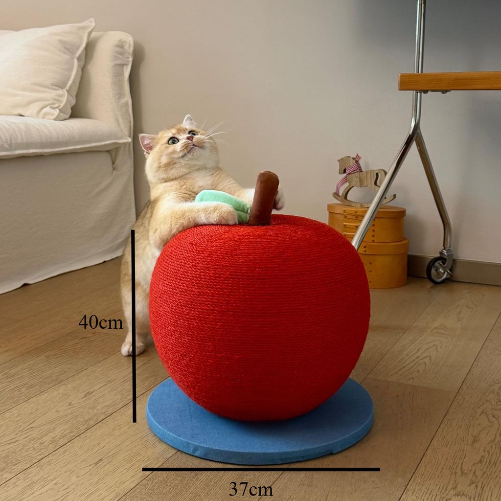 Big Apple cat scratching board wear-resistant non-chip sisal vertical cat climbing frame cat scratching column grinding claw toy