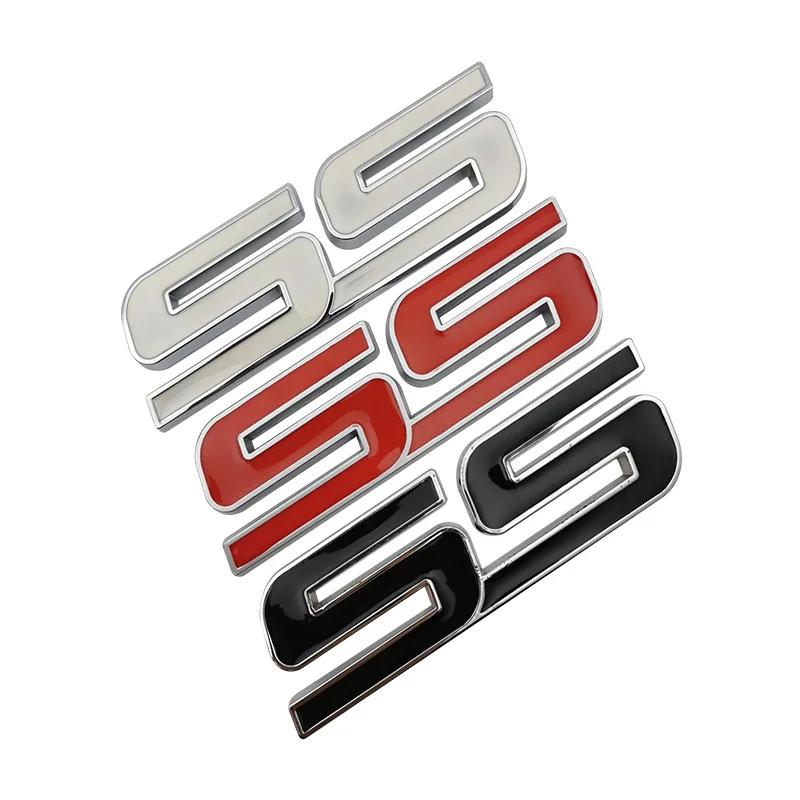 3D Metal Car Sticker Badge Emblems Decals for Chevrolet SS Sonic Onix Malibu Spark Blazer Colorado Cruze Lacetti Auto Styling
