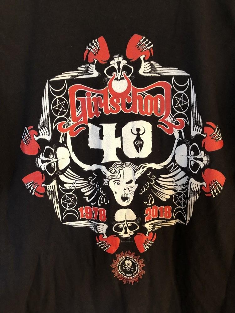 GIRLSCHOOL Band Black Unisex Cotton Classic T-shirt S-5XL Unisex T-Shirt M