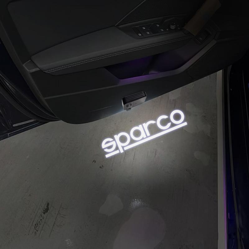

HD LED For Sparco Racing Logo Kia Skoda Peugeot Fiat Ford Honda Toyota Citroen Car Door Courtesy Light HD Projector Welcome Lamp 1pcs For 1 Door