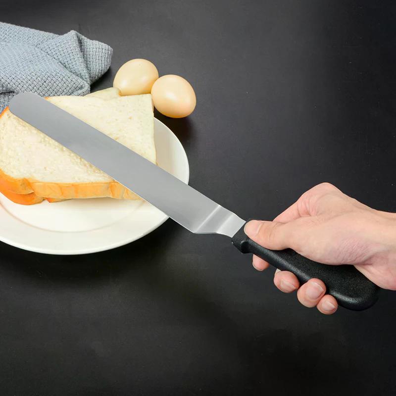 Stainless Steel Cream Spatula Baking Tools 6/8/10/12 "Cake Decorating Spatula Spread Flat Baking Pastry Tools Kitchen Supplies