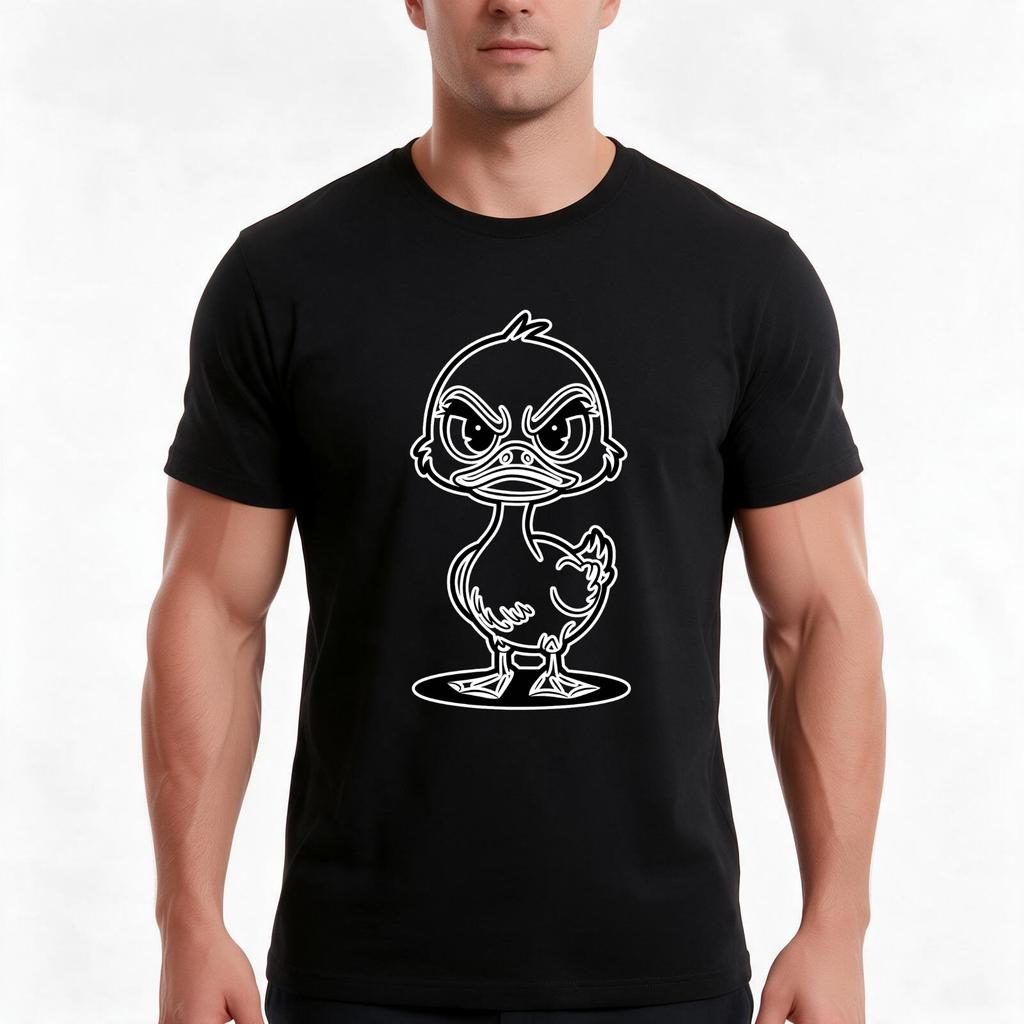 Copy Of Grumpy Duck Cute Little Angry Duck Tshirt Summer Casual Cotton Tee Oversized Streetwear Tops Vintage Graphic Print