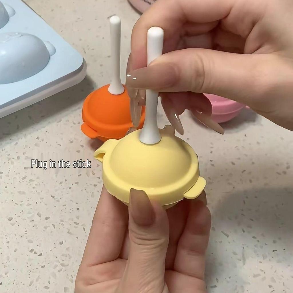 Kinder DIY Silikon Eishockey Eis am Stiel Form
