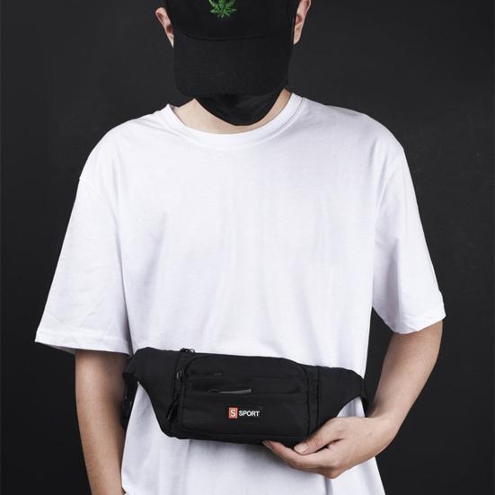 Practical Fanny Pack Mini Smooth Zipper Items Storage