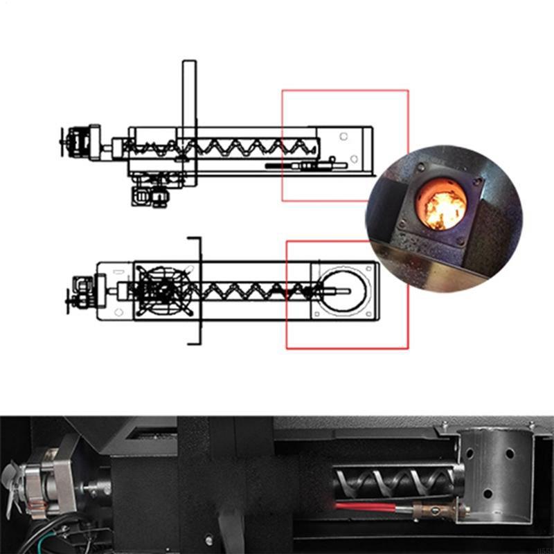 Stainless Steel Fire Burn Pot Replacement Parts with Screws for Pellet Grill Burner Motor Smoker Grill Accessories supplies