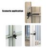 Latch Gate Latch Gate Cable Pull Self Locking Spring Adjustable Black Carbon Steel Gravity Latch Multifunction