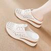 Open-cell Breathable Wedge Platform Thick-soled Women's Shoes - New Style, Versatile and Anti-slip