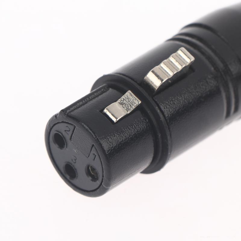 1/2Pcs Headphone Microphone Power Amplifier Guitar Adapter 6.35Mm Mono Male To Xlr 3Pin Female/Male Audio Plug Converter