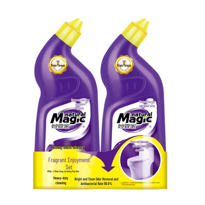 Magic Natural N1 Powerful Toilet Cleaner, 4 x 600g