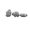 Thai Handmade Silver Elephant Beads Ethnic Bracelet DIY Accessories