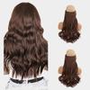 Synthetic Wave Long Clipless Invisible Hair Extension Natural One Piece Wig Hair Extension