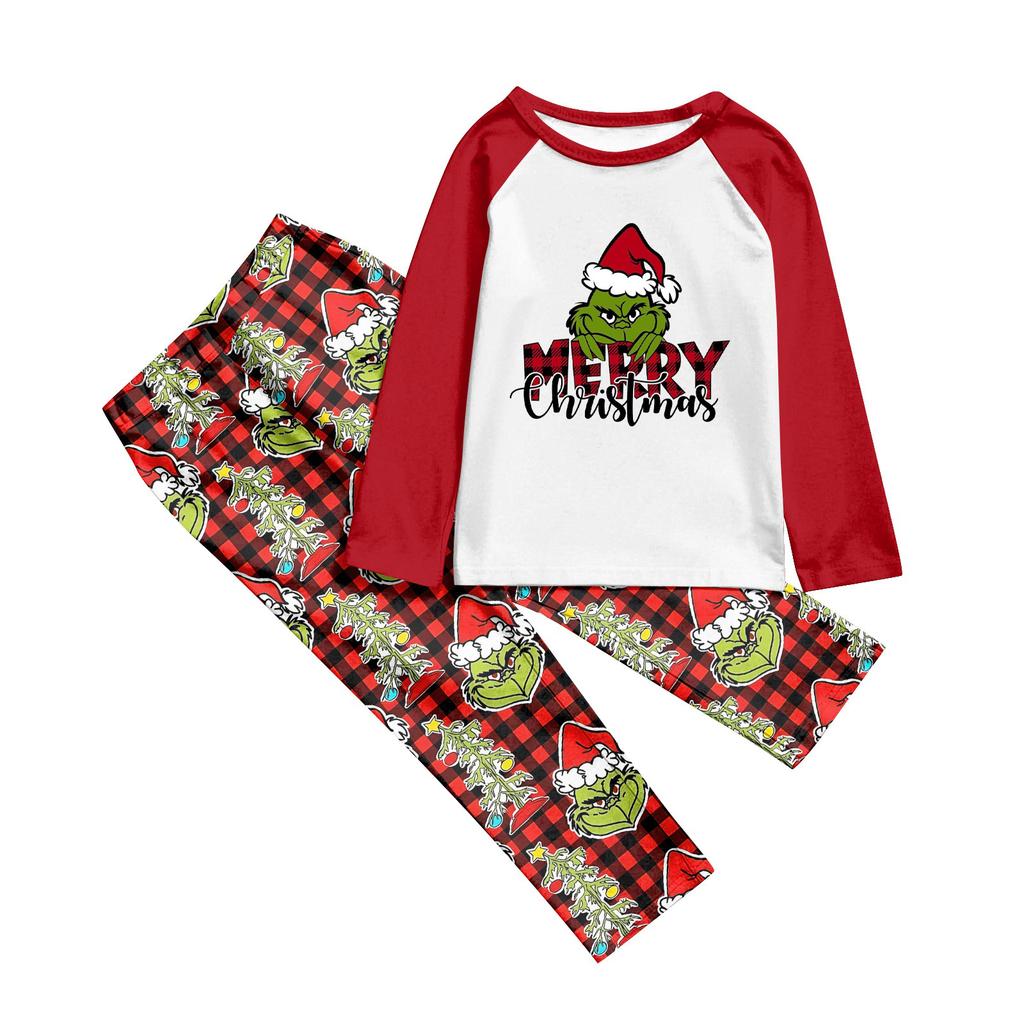 Christmas Day  Prints Family Matching Long Sleeve Tops+Pants Set Family Matching Sets