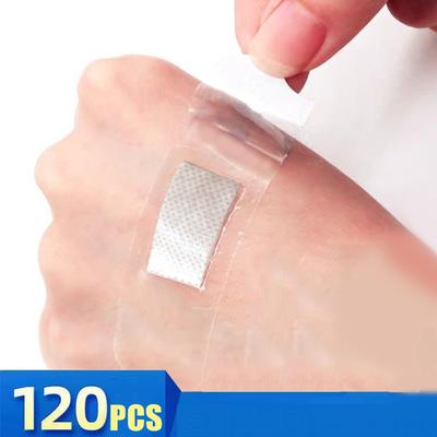 120 pièces de pansement étanche, transparent, invisible, hémostatique, respirant, anti-frottement