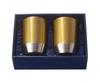 Marutatsu Grand Gold Vacuum Gift Set 36502 Tumbler, 400ml, (Pair)