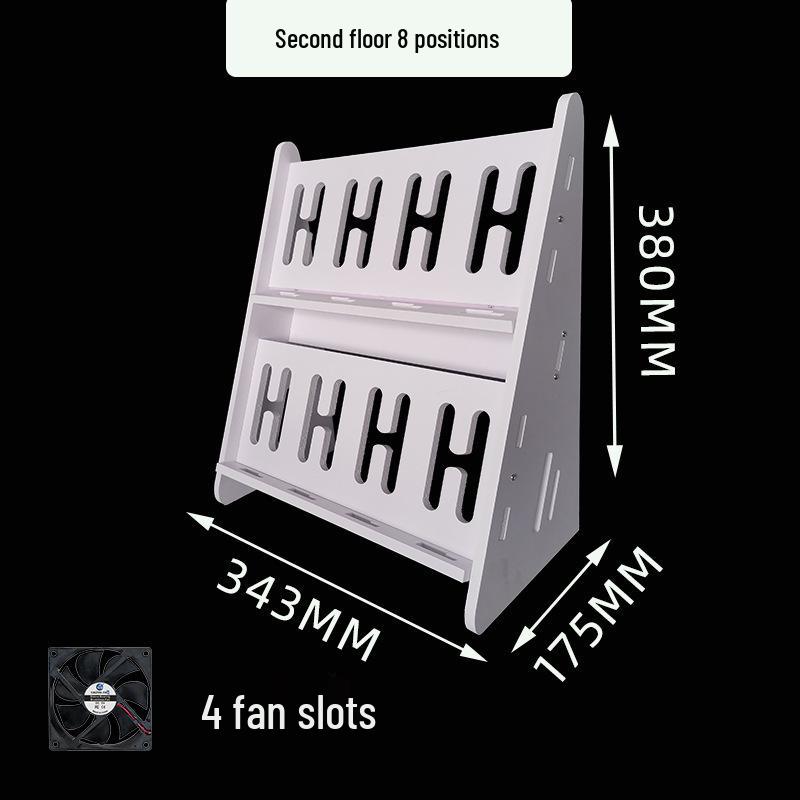 Stüdyo Çok Açılı Şarj Standı: Dikey Çoklu Telefon Tutucu ve Çok Katlı Raf