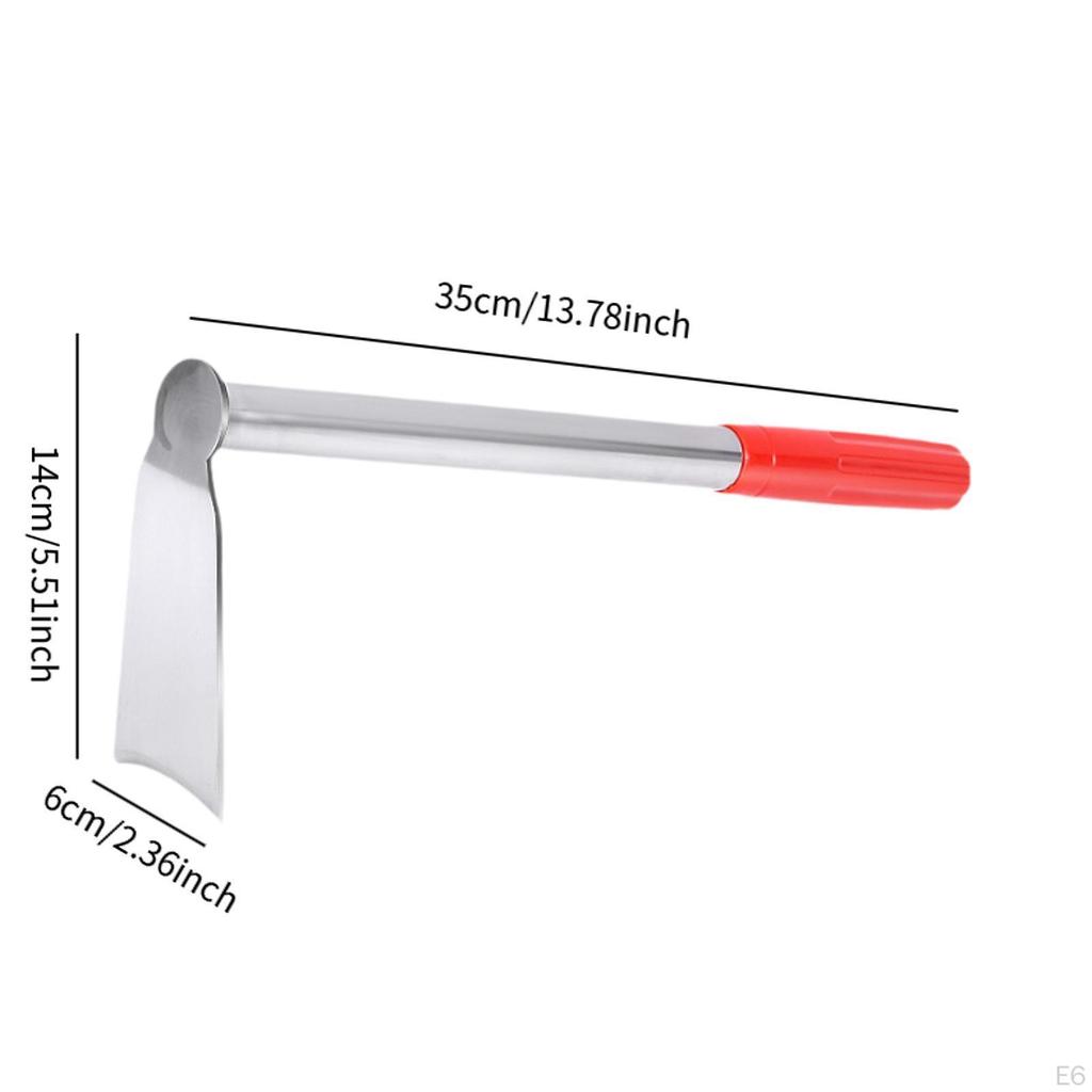 Garden Hoe Hand Sturdy Weeding Puller Tool for Transplanting, Loosening