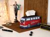 BRISA VW Collection T1 Bus Neoprene Tissue Box Holder BUNE204 RD/BK