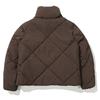 W Teddy Diamond Quilting Puffer  broWn 
