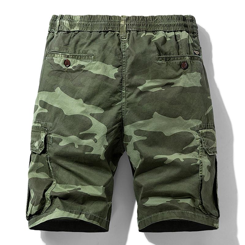Summer Men Cotton Cargo Shorts Men's Fashion Multi-pocket Casual Shorts Pants Outwear Breathable Joggers Shorts Male
