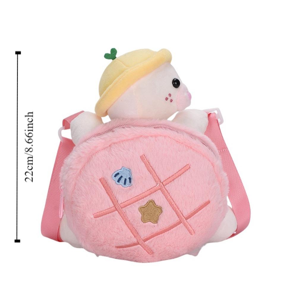Phone Bag Turtle Doll Shoulder Bag Animals Cartoon Plush Schoolbag Turtle Plush Backpack Students