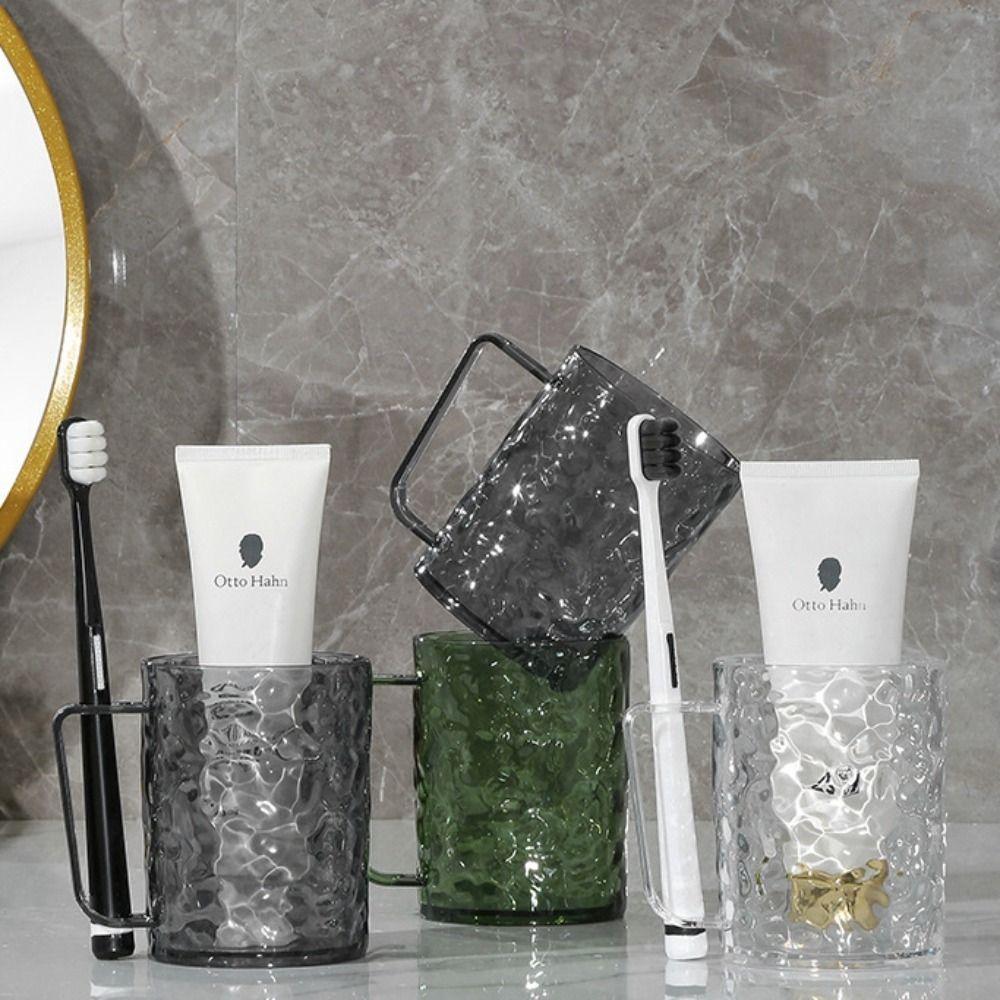 

Simple Mouthwash Cup Transparent Bathroom Cup Creative Washing Cup Outdoor