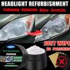 Car Headlight Restoration And Polishing Kit - Scratch Remover And Oxidation Cleaning Repair Paste For Headlight Assembly