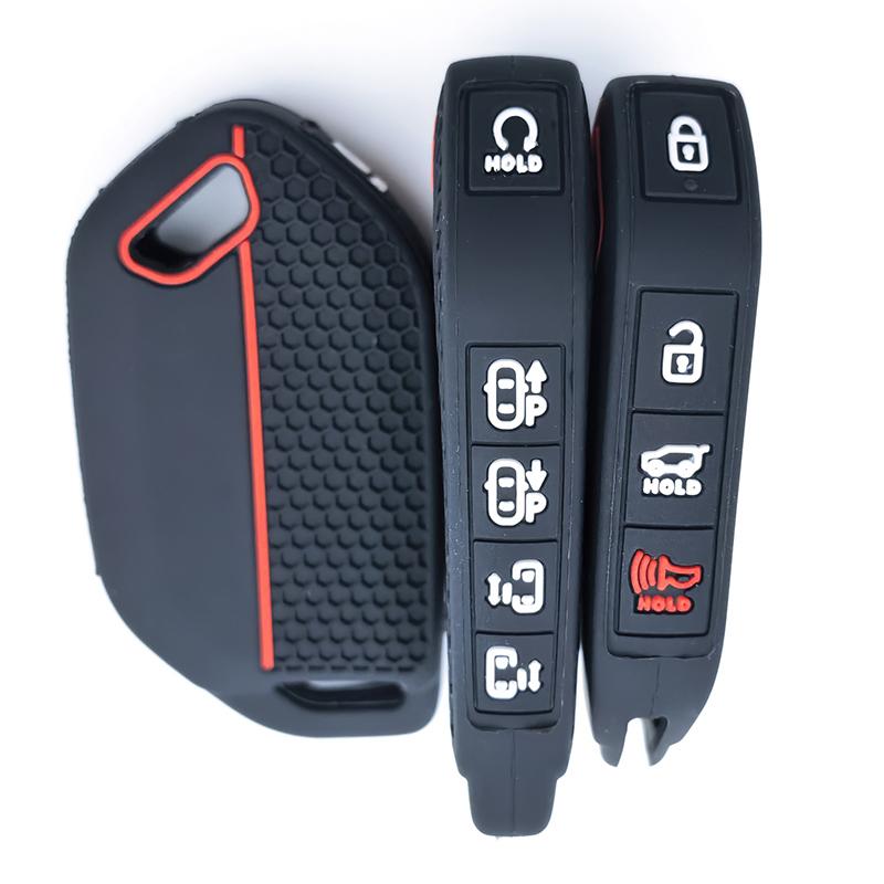 Key Fob Cover Fit For Kia Ev9 Ev5 K3 K5 Carnival Picanto Gt Line Sorento Mq4 Ka4 Silicone Key Fob Mount Case Keyless Smart Housing