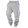 Spring and Autumn new European and American sports casual pants men's sports multi-pocket trousers