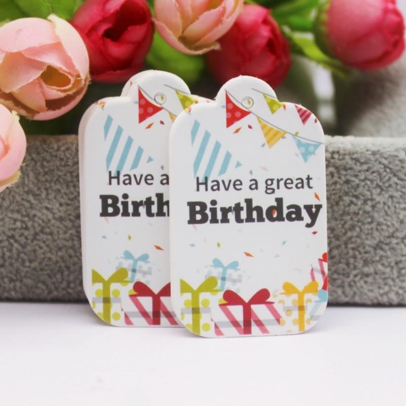 3x5cm 100 Teacher's Day elevators, Happy Teacher's Day, Happy Birthday tags, and holiday cards