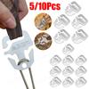 5/10Pcs Camping Anchor Awning Fastener Stainless Steel Tent Tarp Anchor Buckle Awning Canopy Fastener Camping Tent Accessories