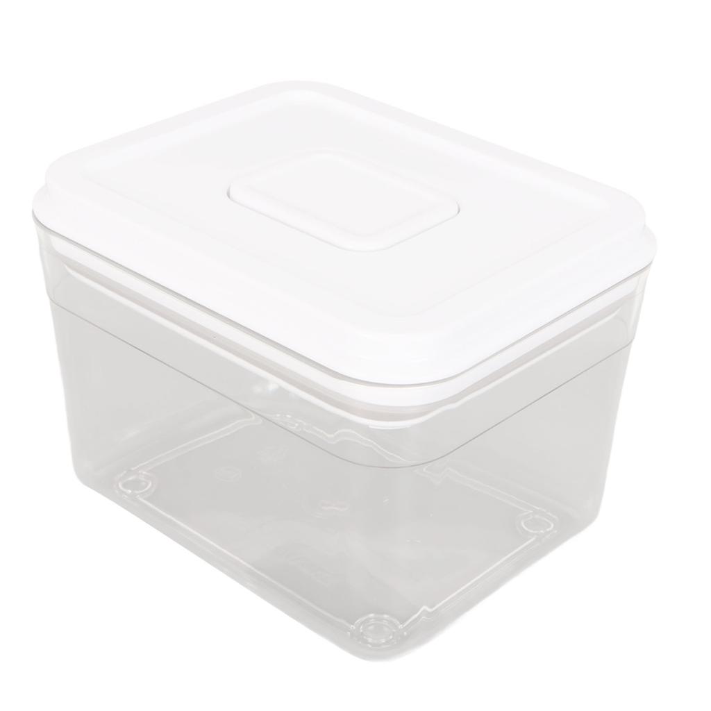 Food Storage Container Leakage Proof Airtight Food Organizer with Push Switch Lid for Grain Rice Flour Sauce 1000ML