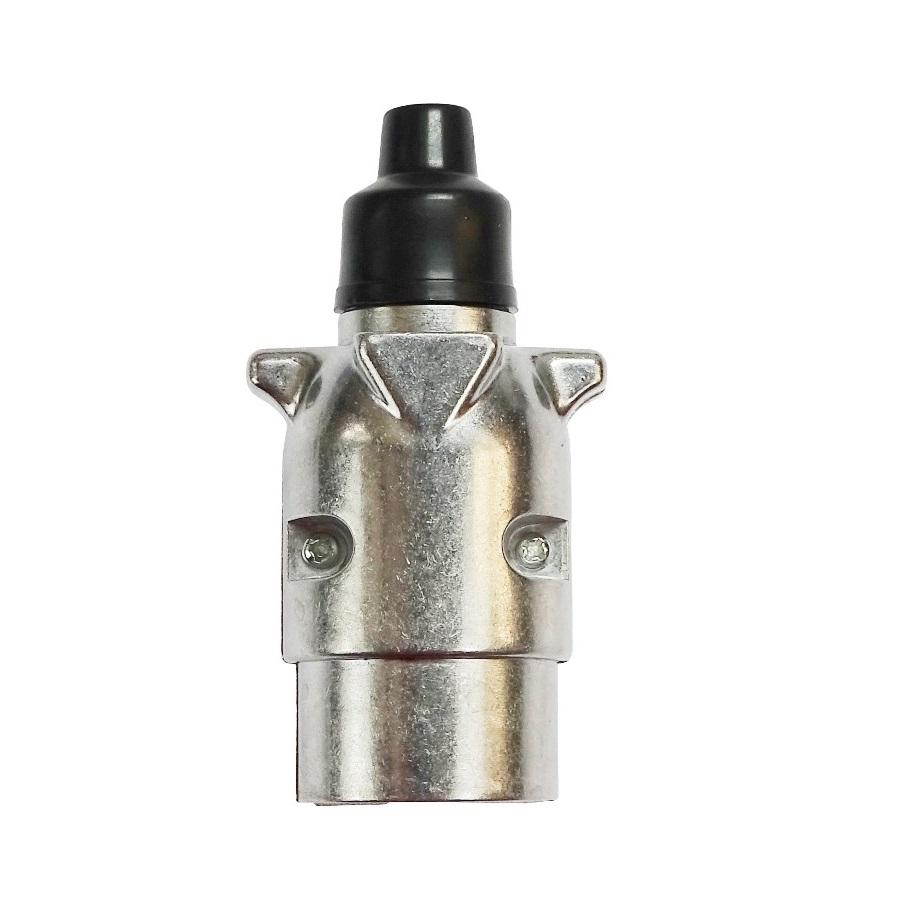 7-pole W-7 aluminum electrical plug