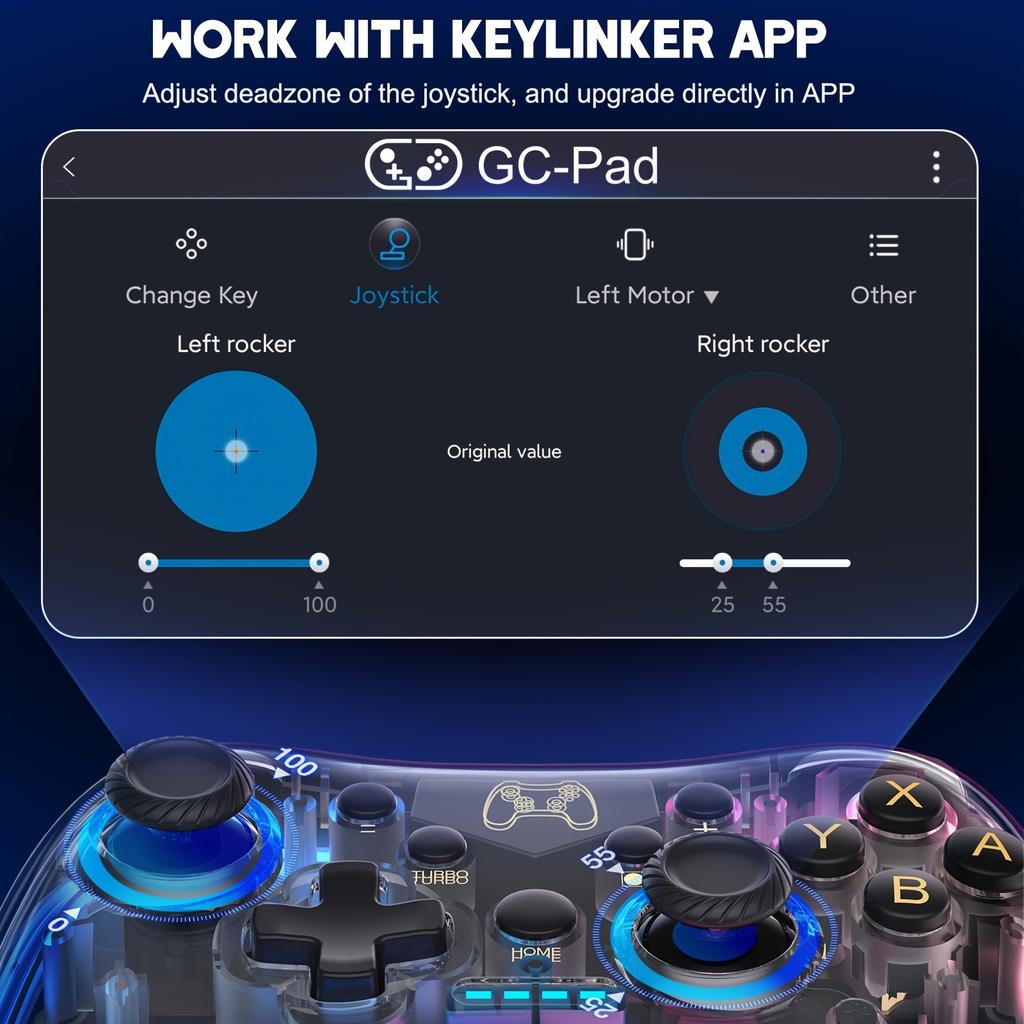 Kontroler przełącznika kompatybilny ze switchem/lite/kontrolerem OLED Kontroler Switch Pro z funkcją budzenia RGB Breathing LED