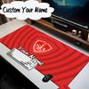 Custom Name Mouse Pad Sb29 Badge Emblem Mouse Pad Desk Mat, Non-Slip Rubber Backer Pad For Computer Notebook Gaming Mouse Pad Birthday Gift