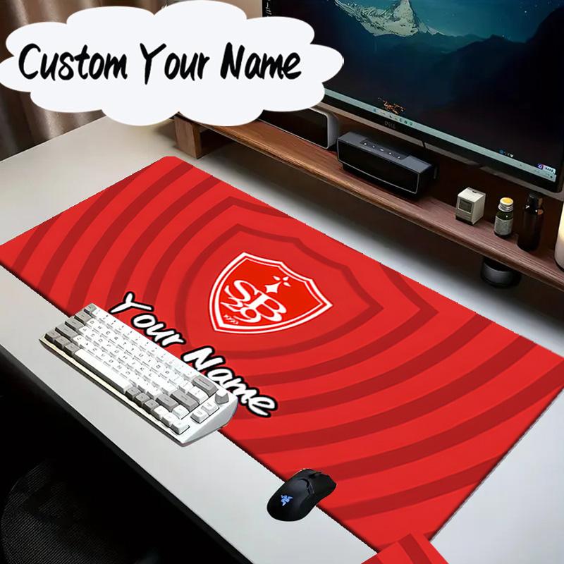 Custom Name Mouse Pad Sb29 Badge Emblem Mouse Pad Desk Mat, Non-Slip Rubber Backer Pad For Computer Notebook Gaming Mouse Pad Birthday Gift