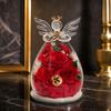 Hot-selling Angel Eternal Flower Glass Cover Eternal Flower Gift Box Finished Eternal Rose Ornament Spot