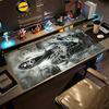 2pac Gaming-Mauspad Tastaturpad Büro-Mausmatten Rutschfeste Gummibasis Perfekt für Büro-Laptop-Gaming-Setup