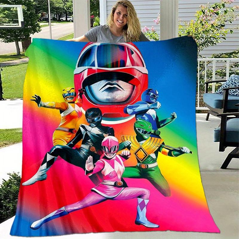 1pcPower Rangers Blanket - Soft and Comfortable for All Seasons - Perfect G