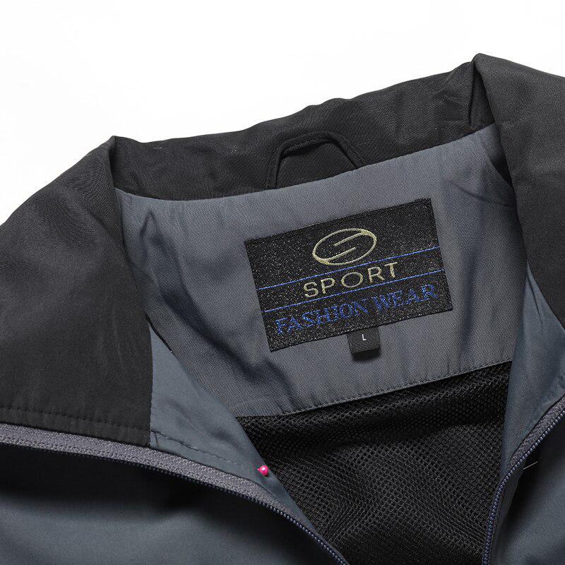 Herren Sportswear Sets Frühling Herbst zwei Stück Set Sporting Anzug Jacke + Hose Sweatsuit