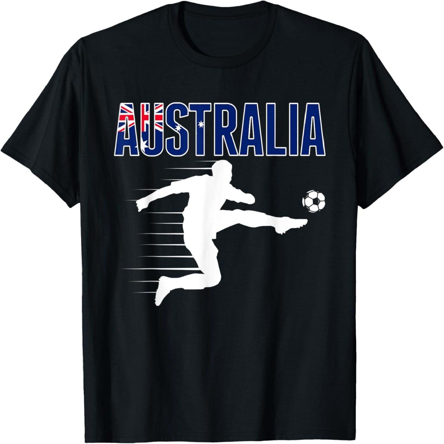 Australia Soccer Lovers Jersey - Support Australian Football T-Shirt(1) S разноцветный