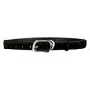 Minimalist Leather Belt For Women With Alloy Buckle For Casual Daily Wear