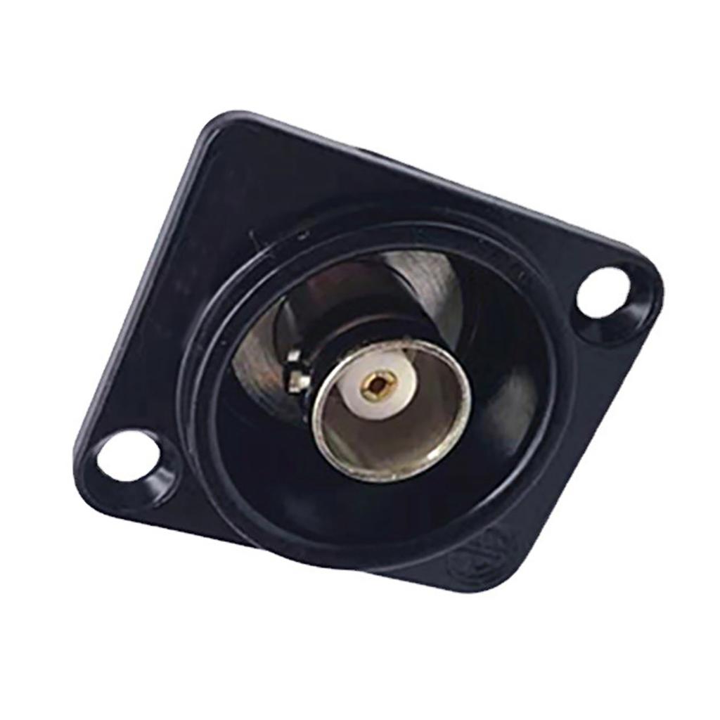 BNC D Panel Mount Connector BNCQ9 Solder Type SDI Video Coaxial BNC Female To Female Connector Socket for Monitoring