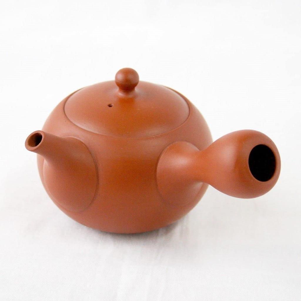 Commercial Ceramesh Teapot with Made in Japan J-kitchens Tokoname-yaki Strainer, 230cc,
